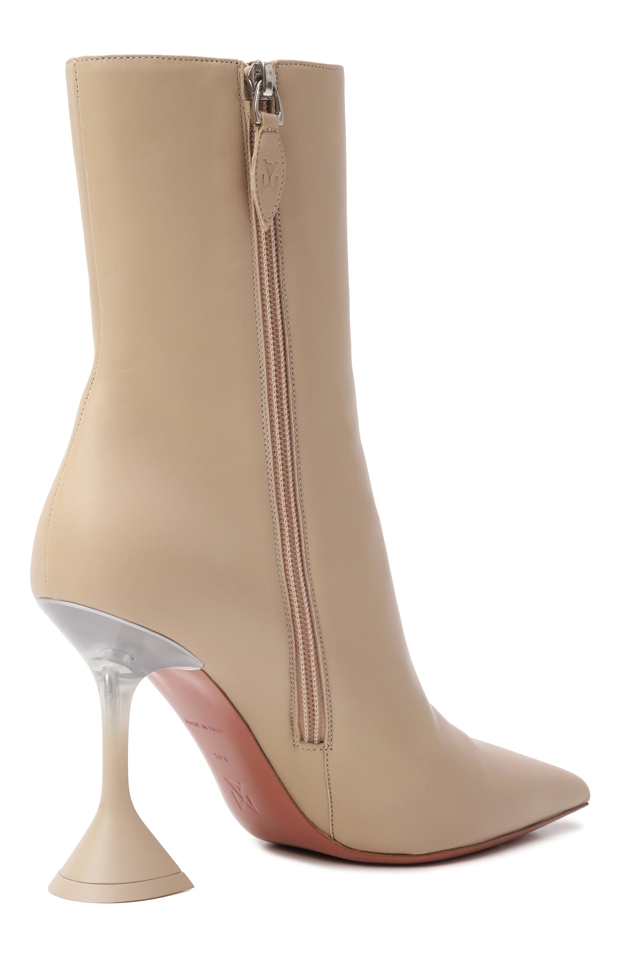 Кожаные ботильоны giorgia glass 95 AMINA MUADDI, арт. GI0RGIA GLASS B00TY/NAPPA, фото 5