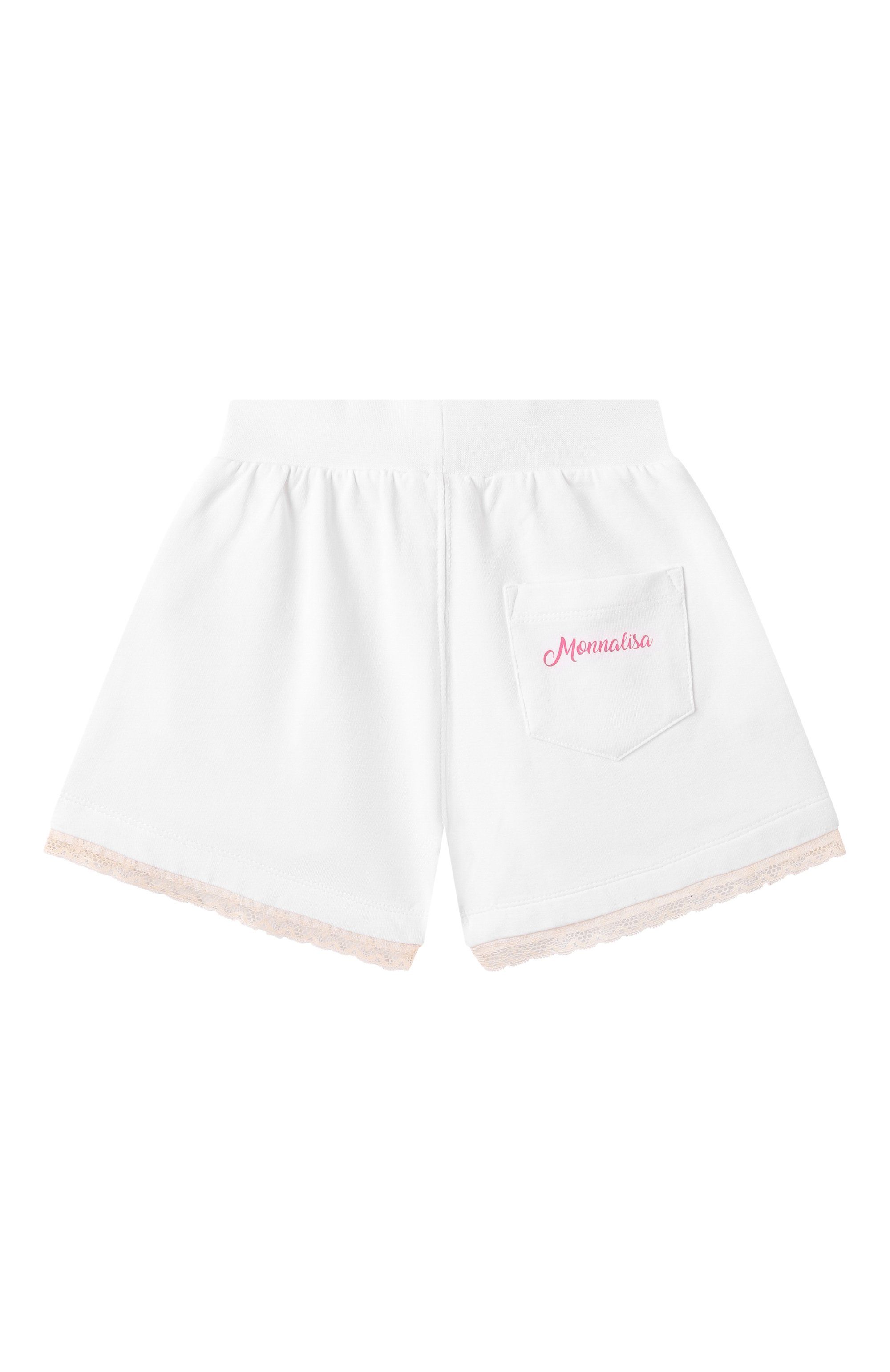 Хлопковые шорты MONNALISA, арт. 19E404, фото 2