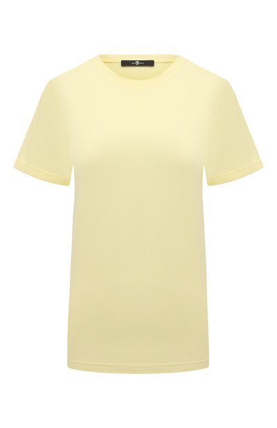 Женская хлопковая футболка 7 FOR ALL MANKIND, арт. JSLL318EYE