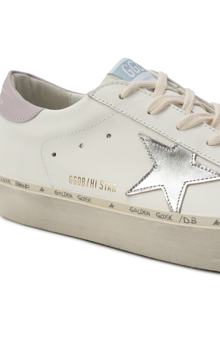 Кожаные кеды hi star GOLDEN GOOSE DELUXE BRAND, арт. GWF00118.F006845, фото 1