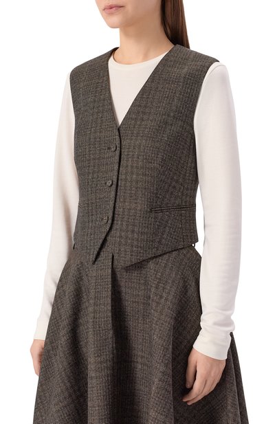 Шерстяной жилет OFFICINE GENERALE, арт. W25WTLG404, фото 3