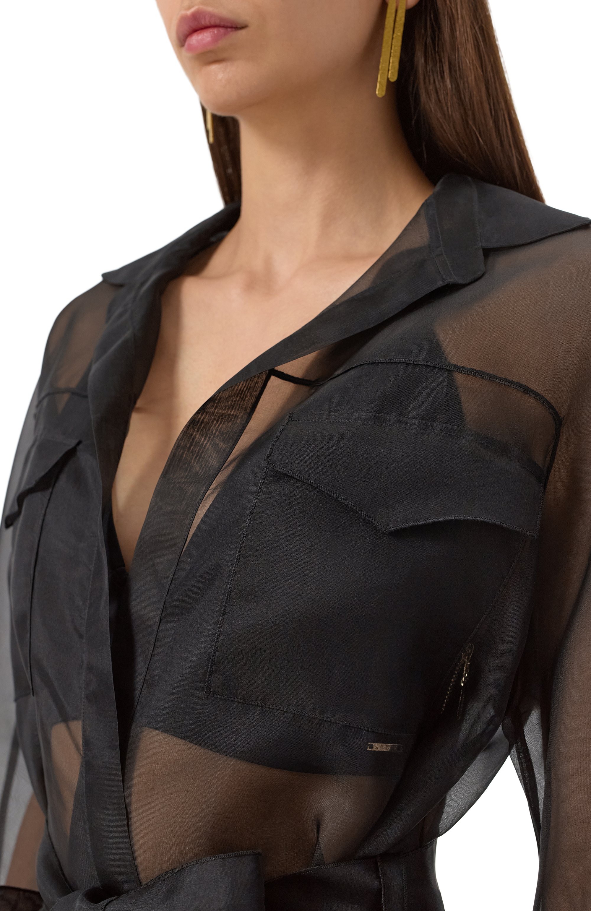 Шелковый плащ ANTONELLI FIRENZE, арт. J7459N/256, фото 5