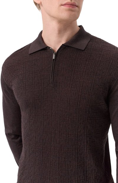 Поло из кашемира и шелка ZILLI, арт. KZP001M0330VMSH00, фото 5