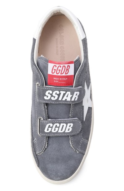 Замшевые кеды old school GOLDEN GOOSE DELUXE BRAND темно-синего цвета по цене 49950 руб., арт. GTF00111.F008036, фото 4 Замшевые кеды old school GOLDEN GOOSE DELUXE BRAND, арт. GTF00111.F008036, фото 4