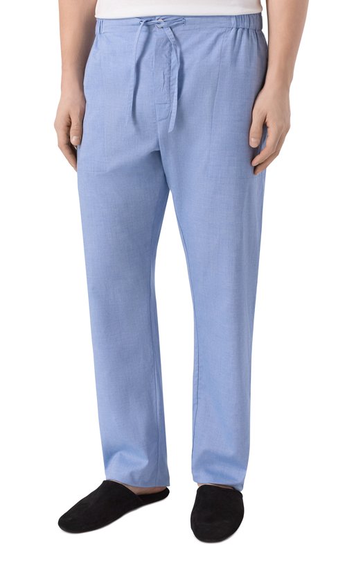 Хлопковые домашние брюки Roberto Ricetti PATASCA LUNG0/LX35613 Голубой  PATASCA LUNG0/LX35613 Фото 3