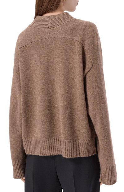 Кашемировый кардиган LOULOU DE SAISON бежевого цвета по цене 69900 руб., арт. KAIA LDS, фото 4 Кашемировый кардиган LOULOU DE SAISON, арт. KAIA LDS, фото 4