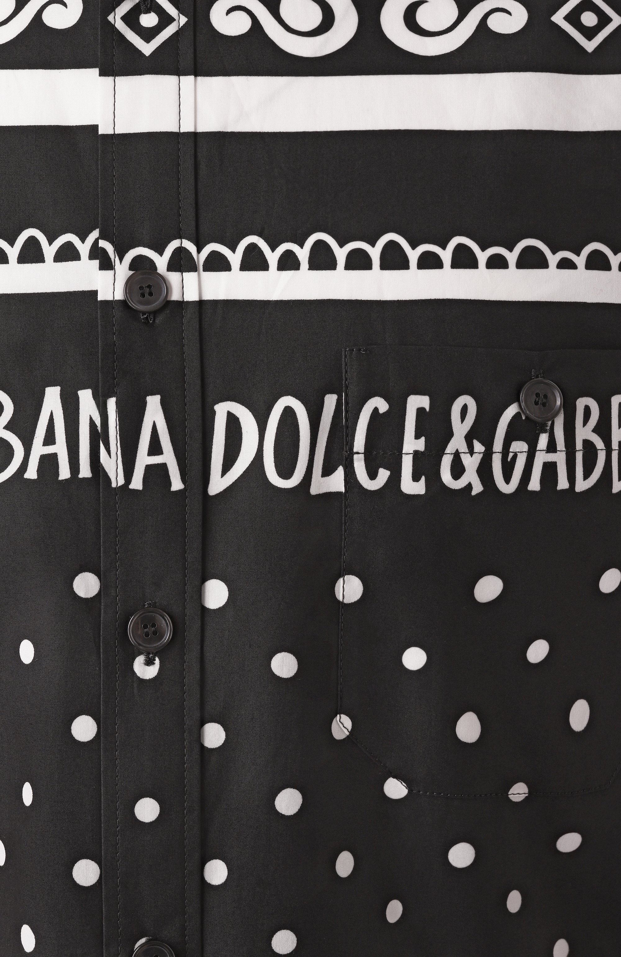 Хлопковая рубашка DOLCE & GABBANA, арт. G5LG9T/FI5KQ, фото 6