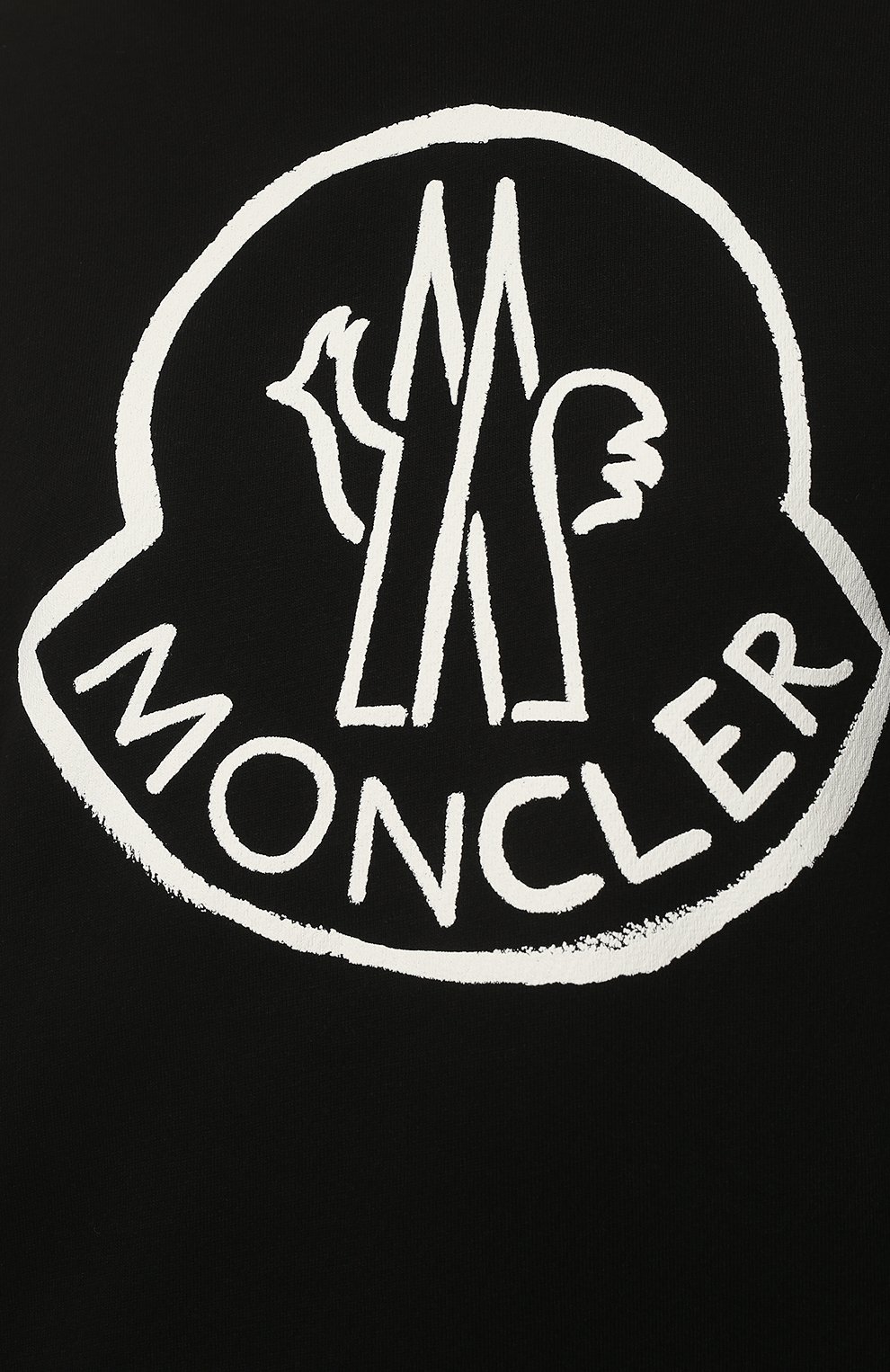 Хлопковый свитшот MONCLER черного цвета по цене 37550 руб., арт. H1-093-8G000-23-899M1, фото 5 Хлопковый свитшот MONCLER, арт. H1-093-8G000-23-899M1, фото 5