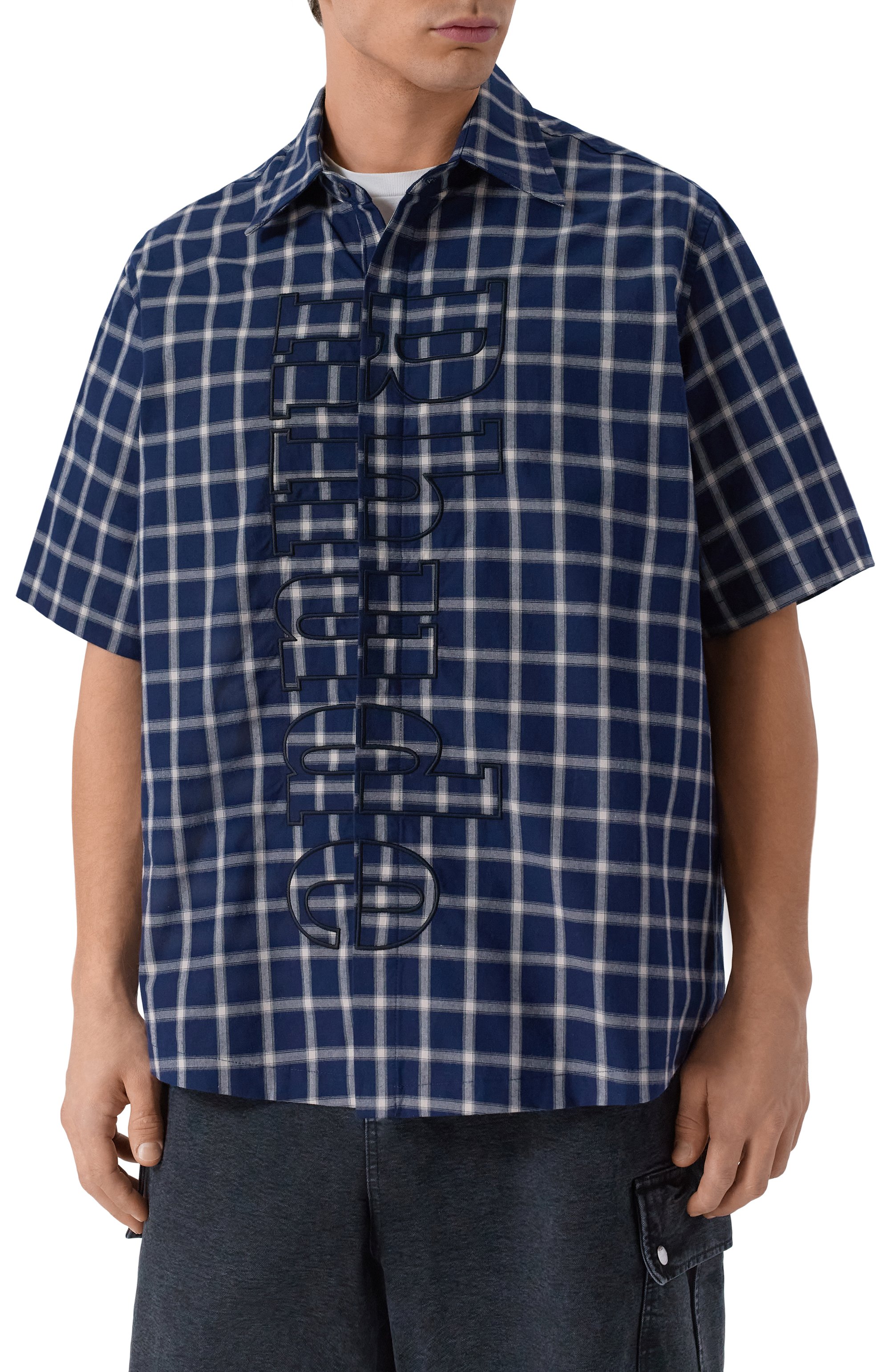 Хлопковая рубашка RHUDE, арт. RHPF25SR05012, фото 3