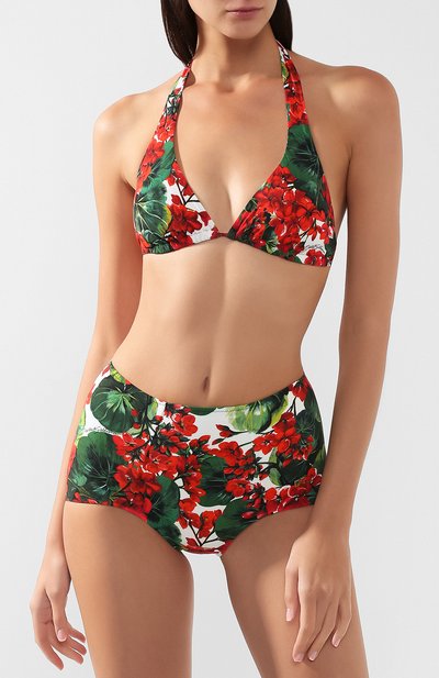 Плавки-бикини DOLCE & GABBANA красного цвета по цене 29950 руб., арт. 02A16J/FSG0Y, фото 2 Плавки-бикини DOLCE & GABBANA, арт. 02A16J/FSG0Y, фото 2