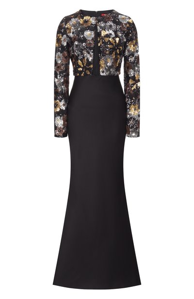 Женское платье с отделкой пайетками MAX MARA STUDIO, арт. LASTRA