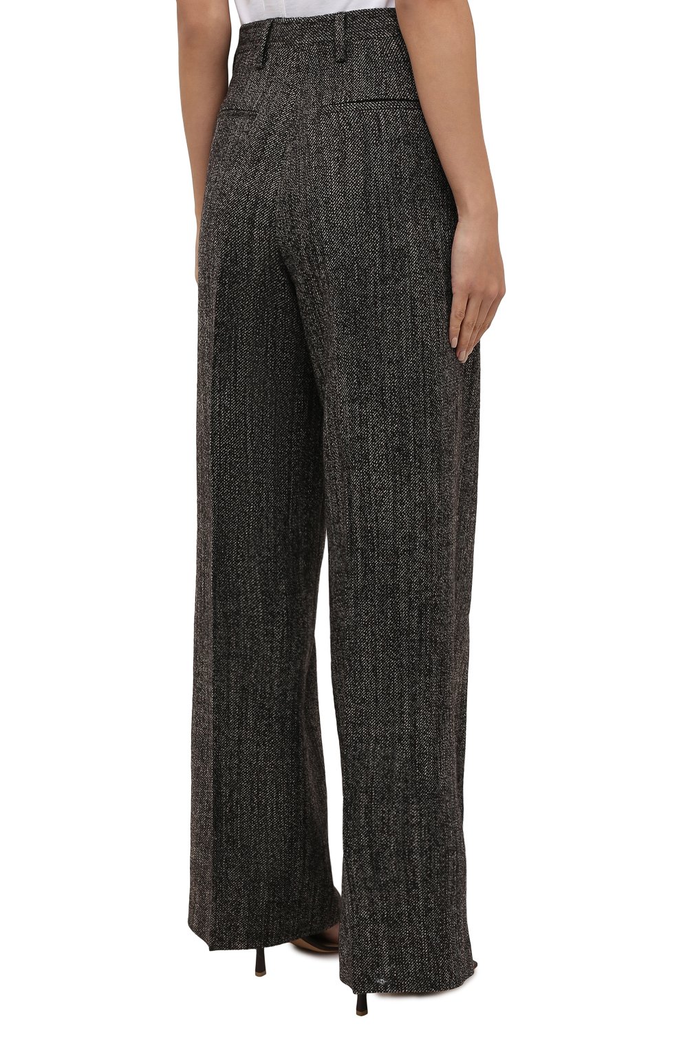 Шерстяные брюки DRIES VAN NOTEN серого цвета по цене 52400 руб., арт. 212-010972-3040, фото 4 Шерстяные брюки DRIES VAN NOTEN, арт. 212-010972-3040, фото 4