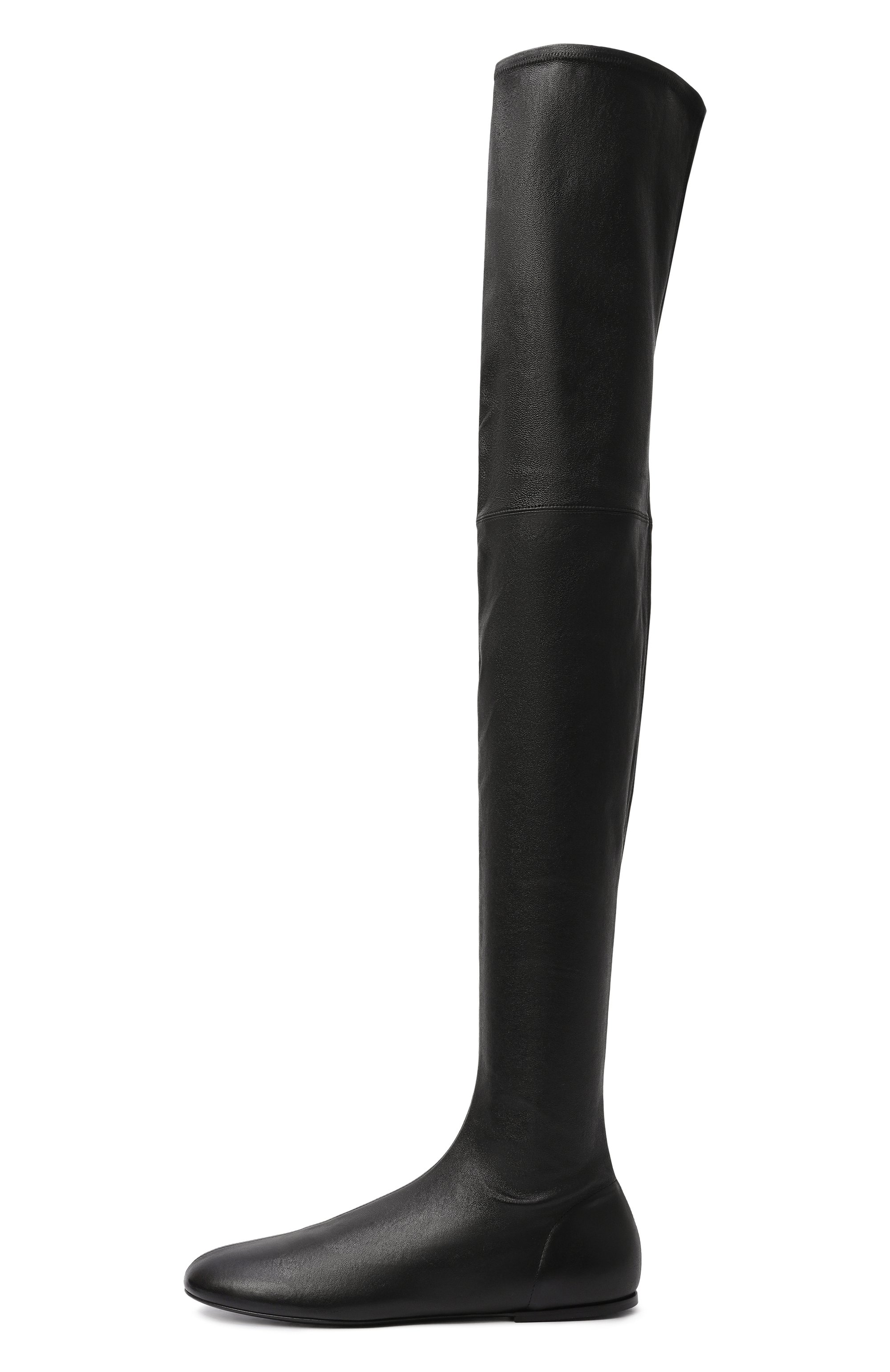 Кожаные ботфорты CO, арт. 0634STLP-BLA, фото 4