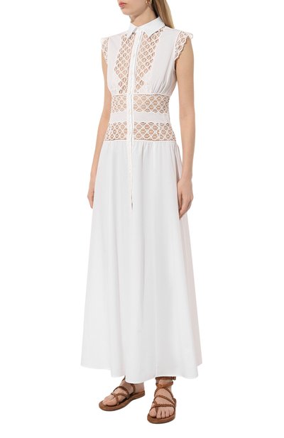 Хлопковое платье ERMANNO SCERVINO, арт. D444K302JHL, фото 3