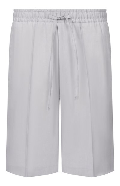 Мужские шорты изо льна и шерсти CORNELIANI, арт. 274555/2718468