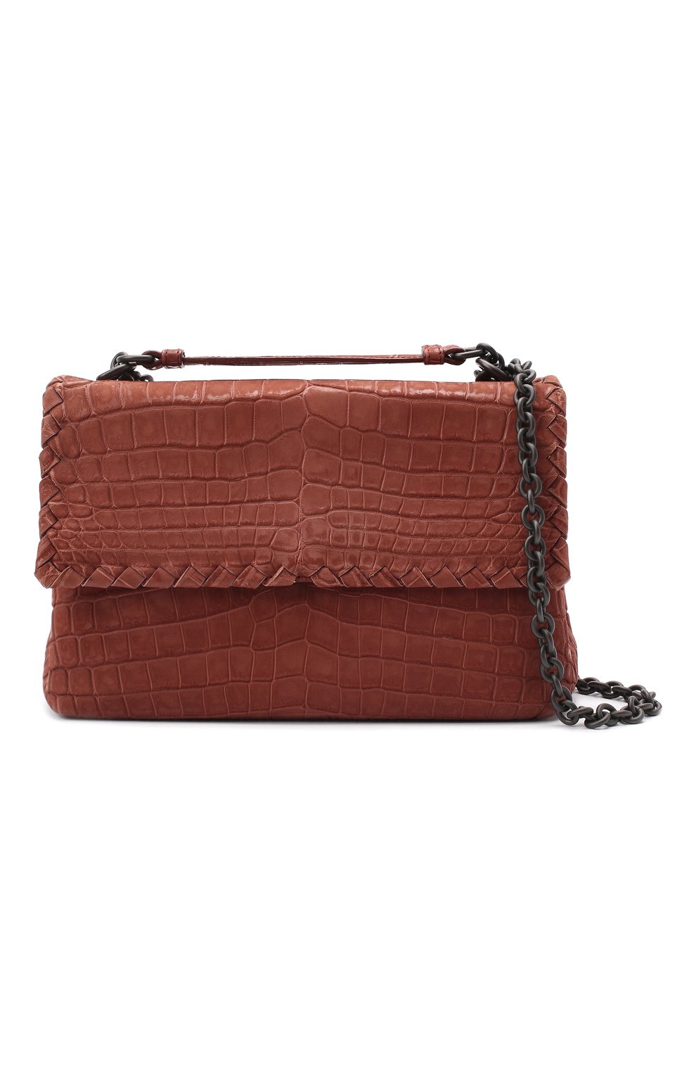 Сумка из кожи крокодила BOTTEGA VENETA, арт. 420462/VBH81, фото 6