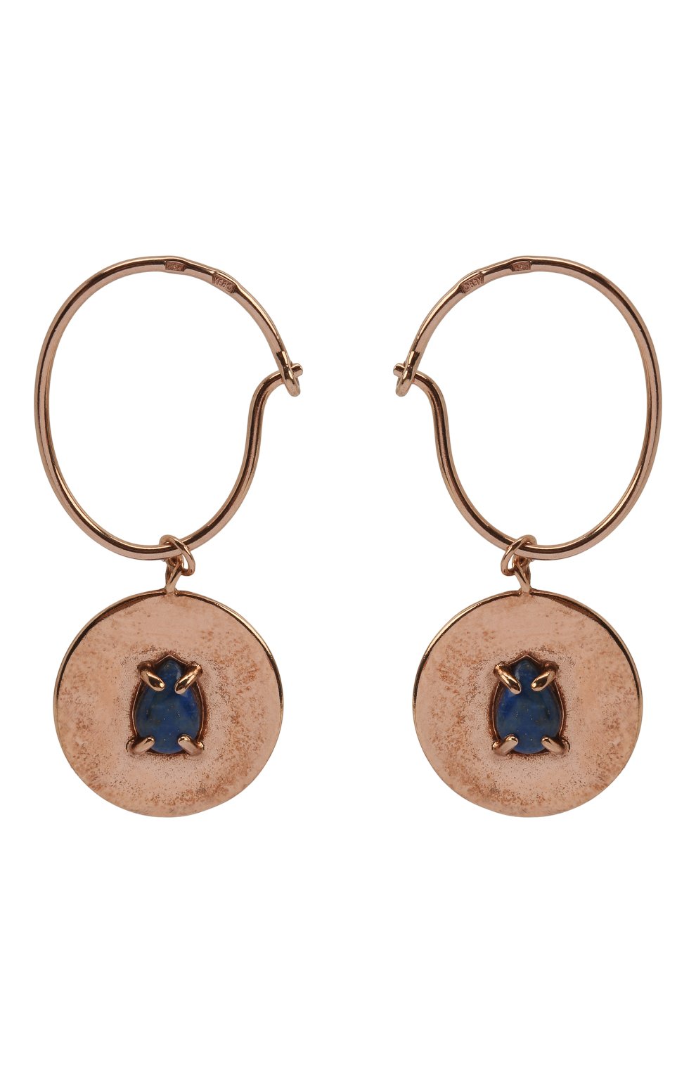 Серьги с лазуритом: водолей MOONKA, арт. in-er-lzr, фото 1