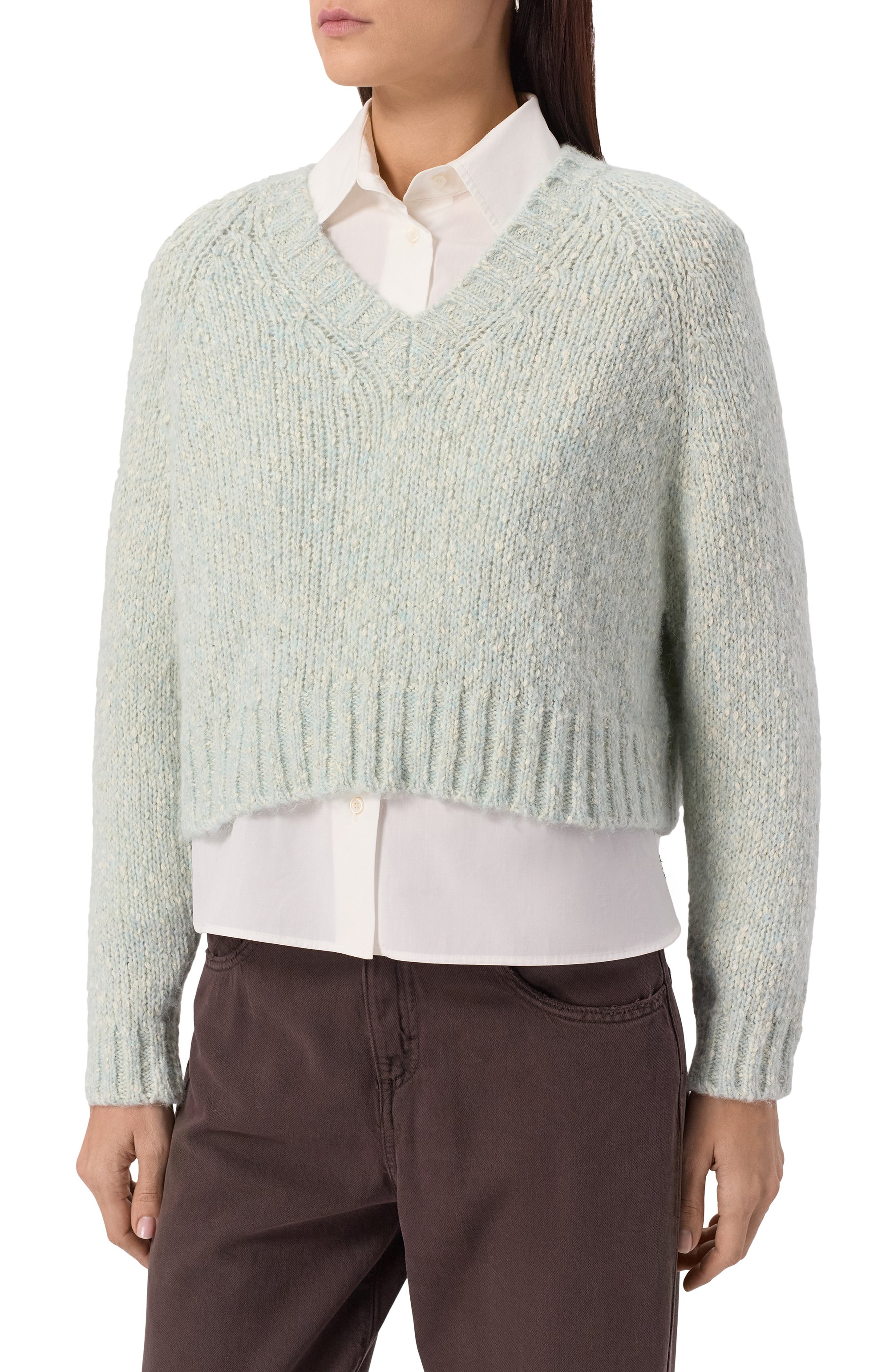 Свитер из хлопка и шерсти WEEKEND MAX MARA, арт. AL0A, фото 3