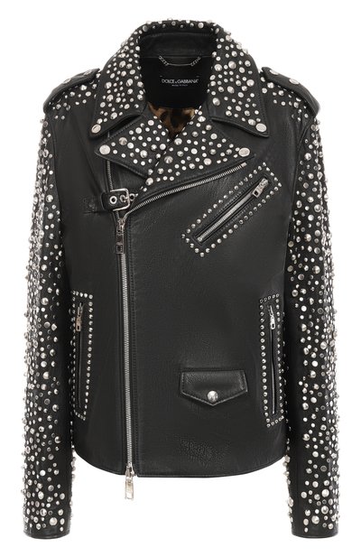 Женская кожаная куртка DOLCE & GABBANA, арт. F9N00L/HULEQ