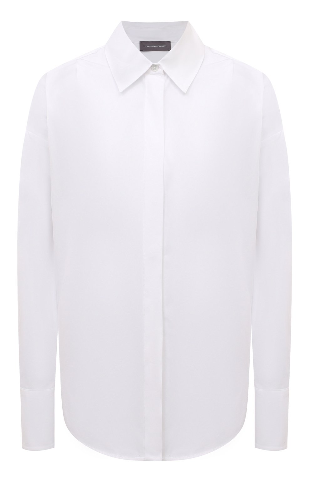 Хлопковая рубашка LORENA ANTONIAZZI, арт. CA01AP/3434, фото 1