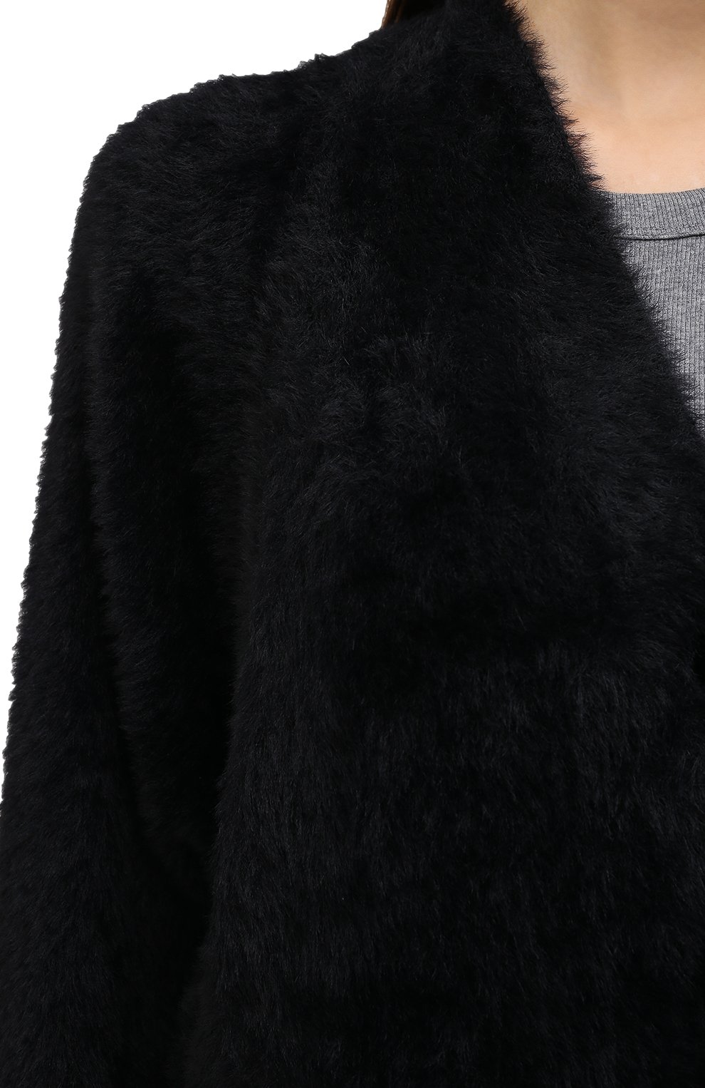 Кардиган EMPORIO ARMANI черного цвета по цене 59350 руб., арт. 6H2MTP/2M42Z, фото 5 Кардиган EMPORIO ARMANI, арт. 6H2MTP/2M42Z, фото 5