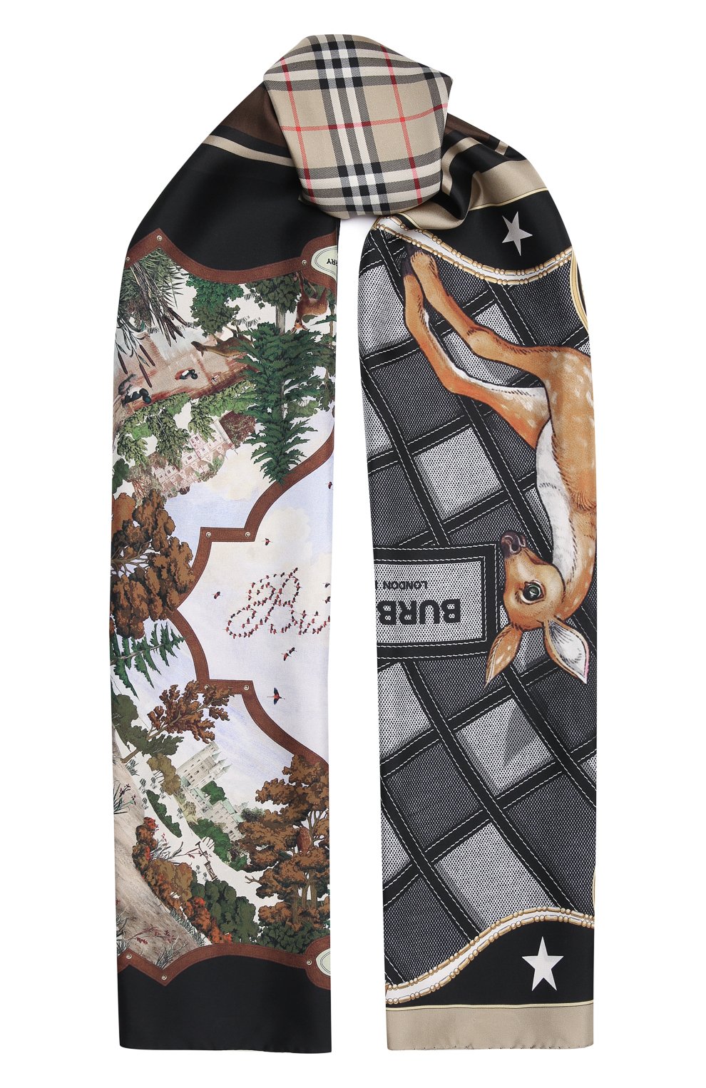 Шелковый платок BURBERRY, арт. 8045972, фото 1