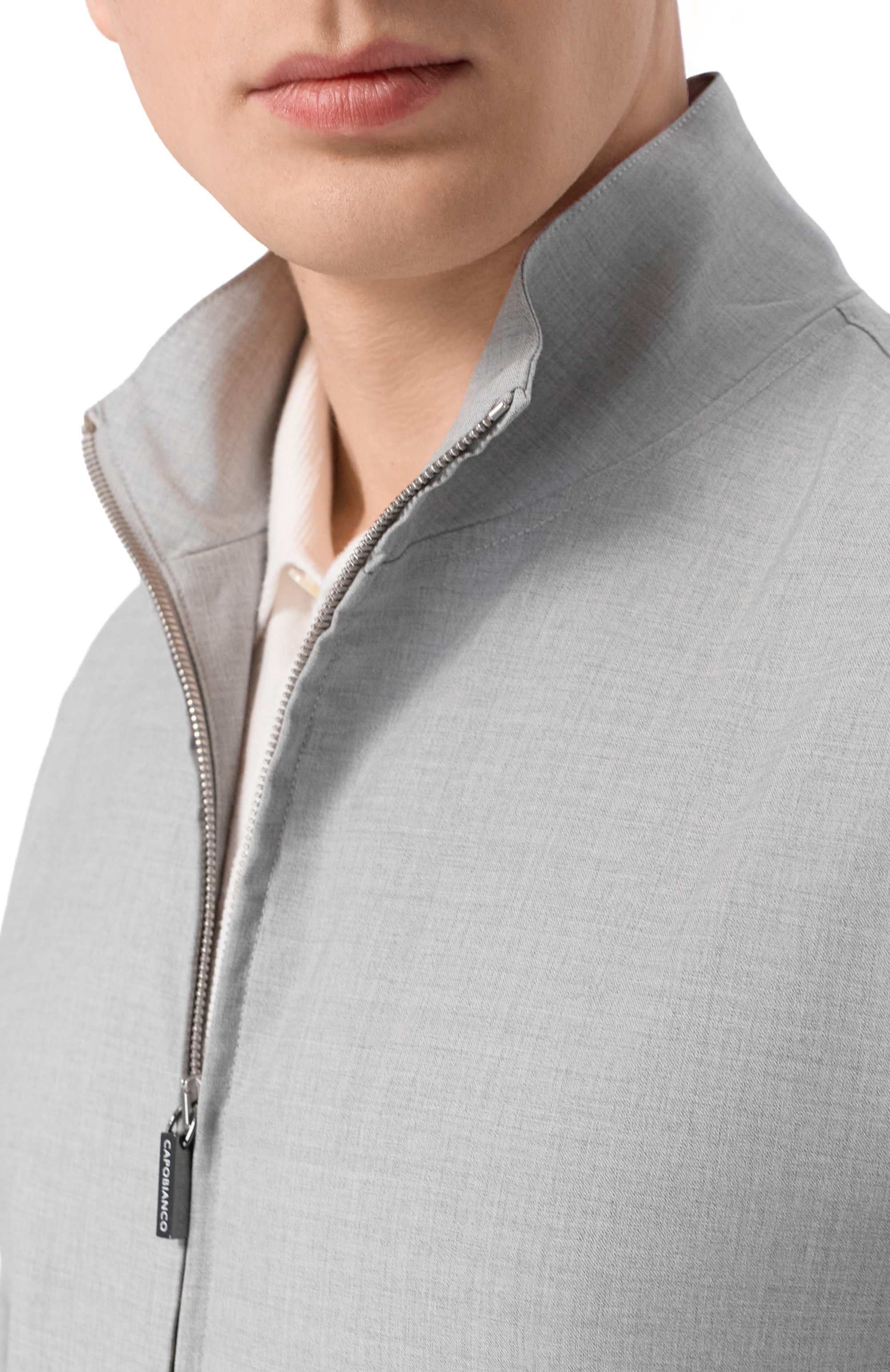 Шерстяной бомбер CAPOBIANCO, арт. 20M189.FU00., фото 5