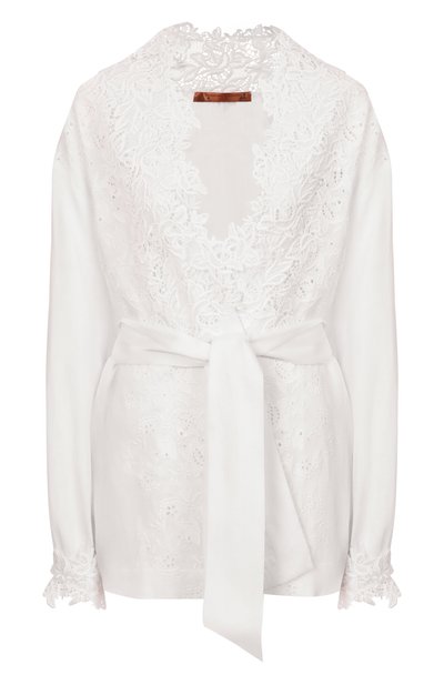 Льняная блузка ERMANNO SCERVINO, арт. D464Q300NZR, фото 1