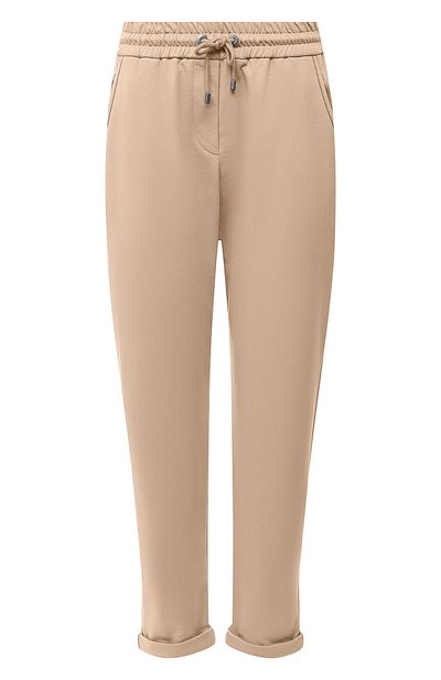 Женские хлопковые брюки BRUNELLO CUCINELLI, арт. MH827SA399