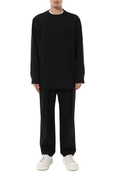 Шерстяные брюки DRIES VAN NOTEN, арт. 232-020926-7062, фото 2