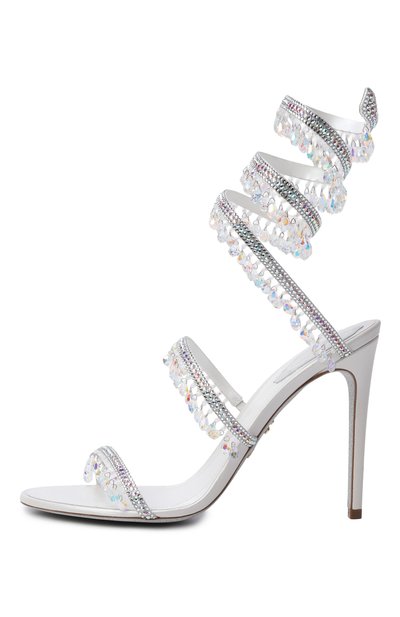 Текстильные босоножки chandelier 105 RENE CAOVILLA, арт. C12535-105/R001, фото 4