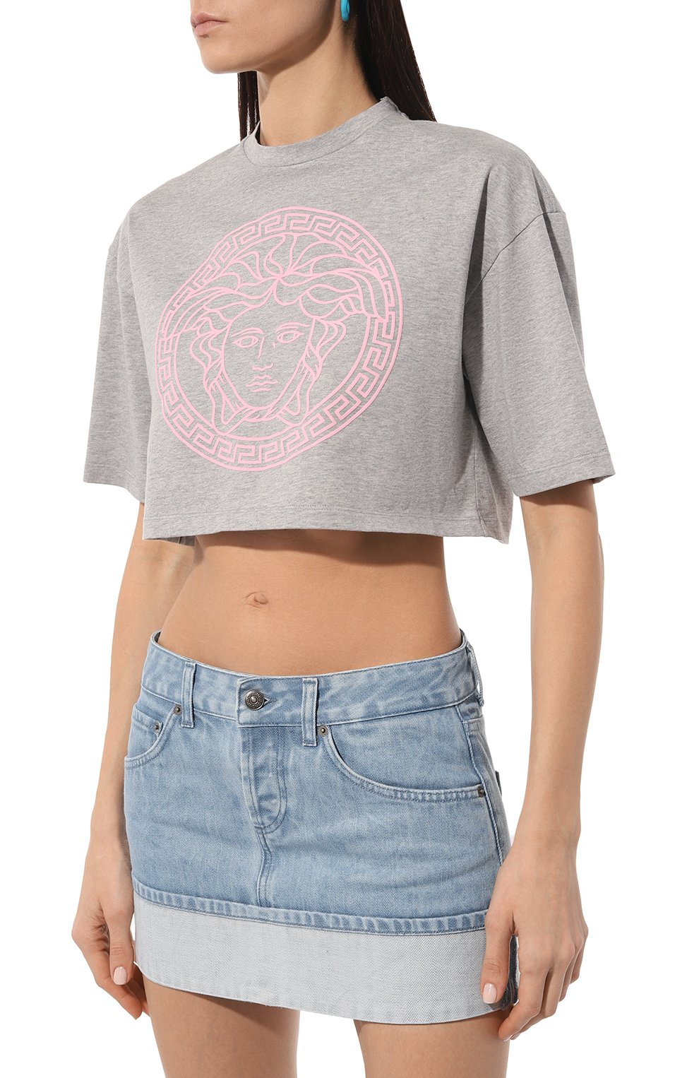 Хлопковая футболка VERSACE, арт. 1014275/1A10145, фото 3