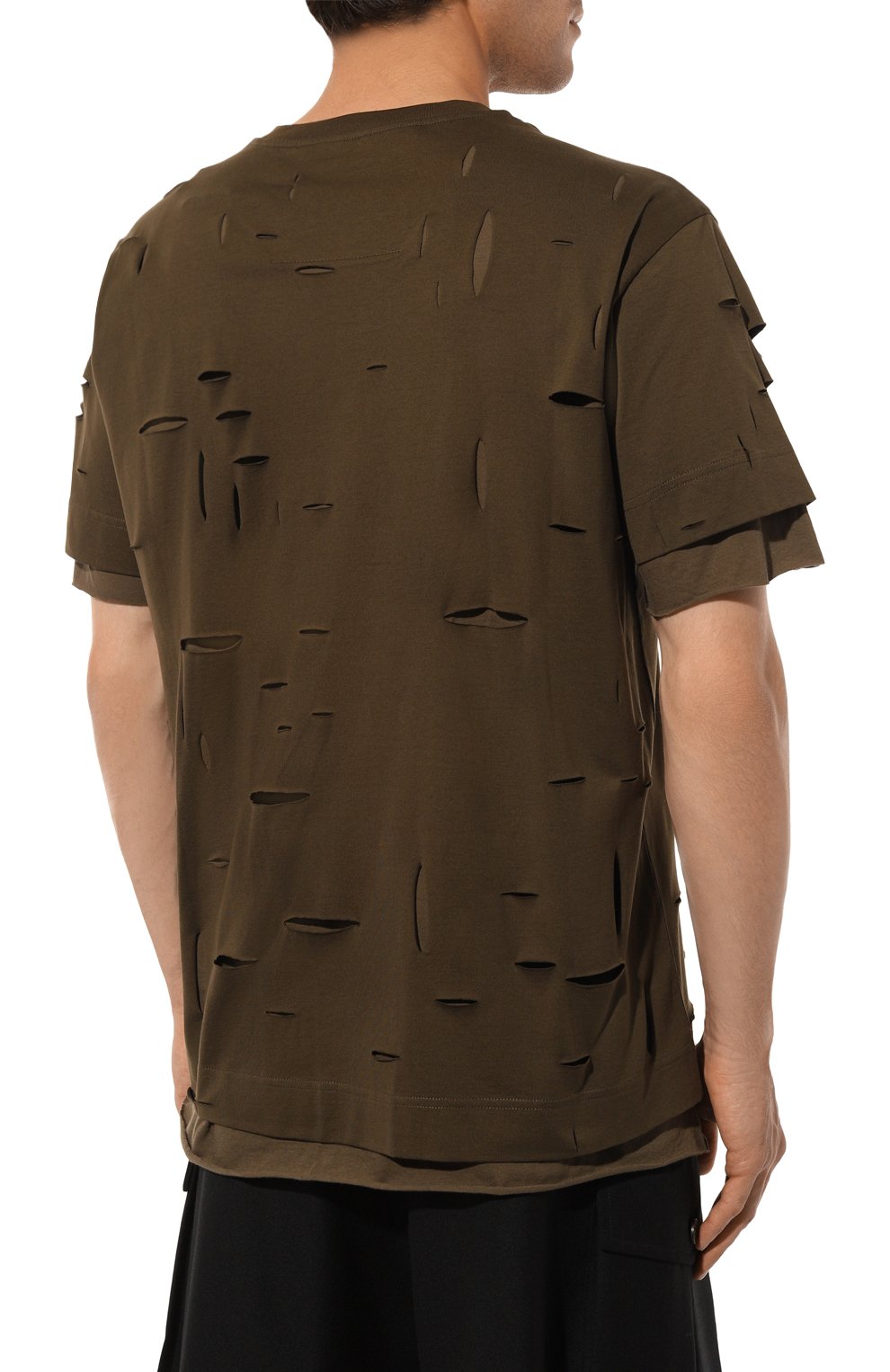 Хлопковая футболка GIVENCHY, арт. BM71GL3Y8Y, фото 4