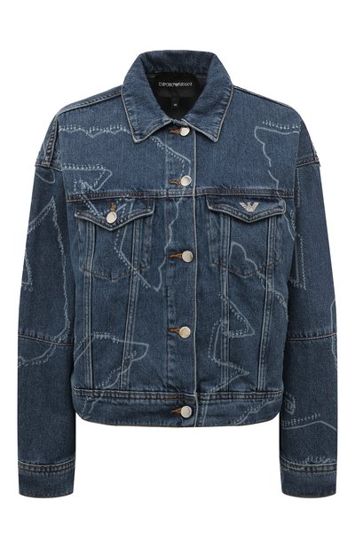 Женская джинсовая куртка EMPORIO ARMANI, арт. 3H2B88/2D5XZ/0UTLET AW22-23