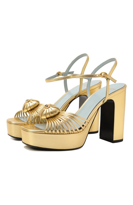 Кожаные босоножки Sandal Royal 115 Valentino 7W2S0LY2/RUR Золотой 7W2S0LY2/RUR