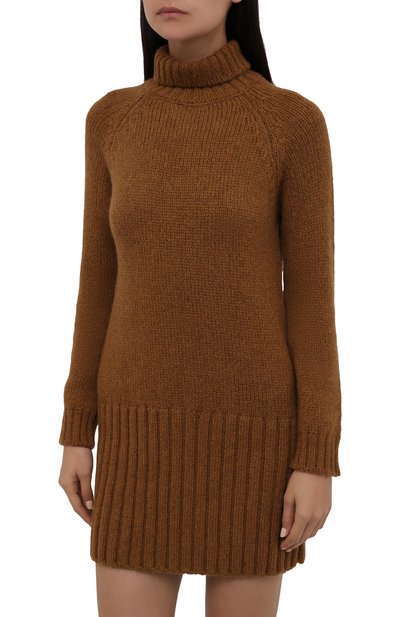 Шерстяное платье SAINT LAURENT, арт. 669584/Y75BZ, фото 3