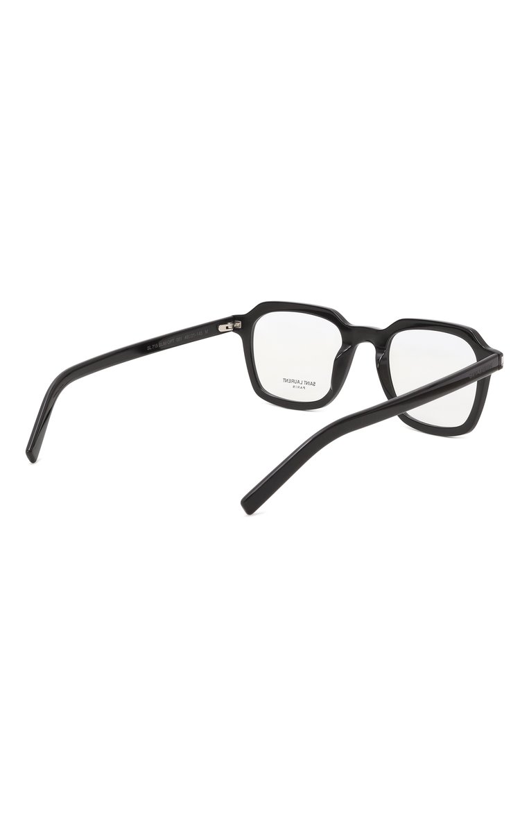 Женские оправа SAINT LAURENT черного цвета, арт. SL 715 SLIM 0PT 001 | Фото 4 (Региональные ограничения белый список (Axapta Mercury): Не проставлено; Нос: Не проставлено; Тип очков: Оправа; Материал: Пластик; Оптика Гендер: оптика-женское; Очки форма: Квадратные)