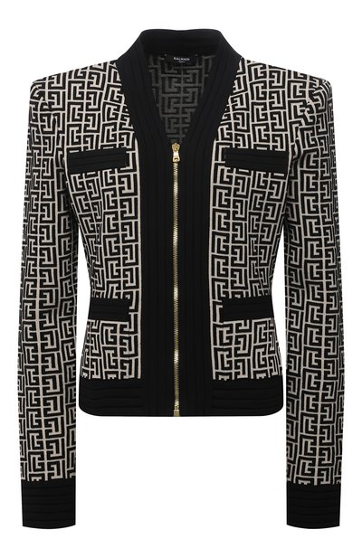 Женский жакет из шерсти и вискозы BALMAIN, арт. XF1KL055/KB02