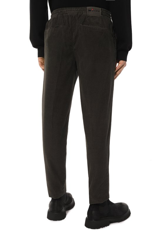 Вельветовые брюки Kiton UP1LACJ0212C Хаки  UP1LACJ0212C Фото 4