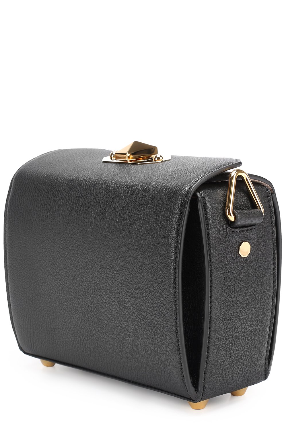 Сумка box 19 ALEXANDER MCQUEEN черного цвета по цене 199500 руб., арт. 479766/DZP0M, фото 3 Сумка box 19 ALEXANDER MCQUEEN, арт. 479766/DZP0M, фото 3