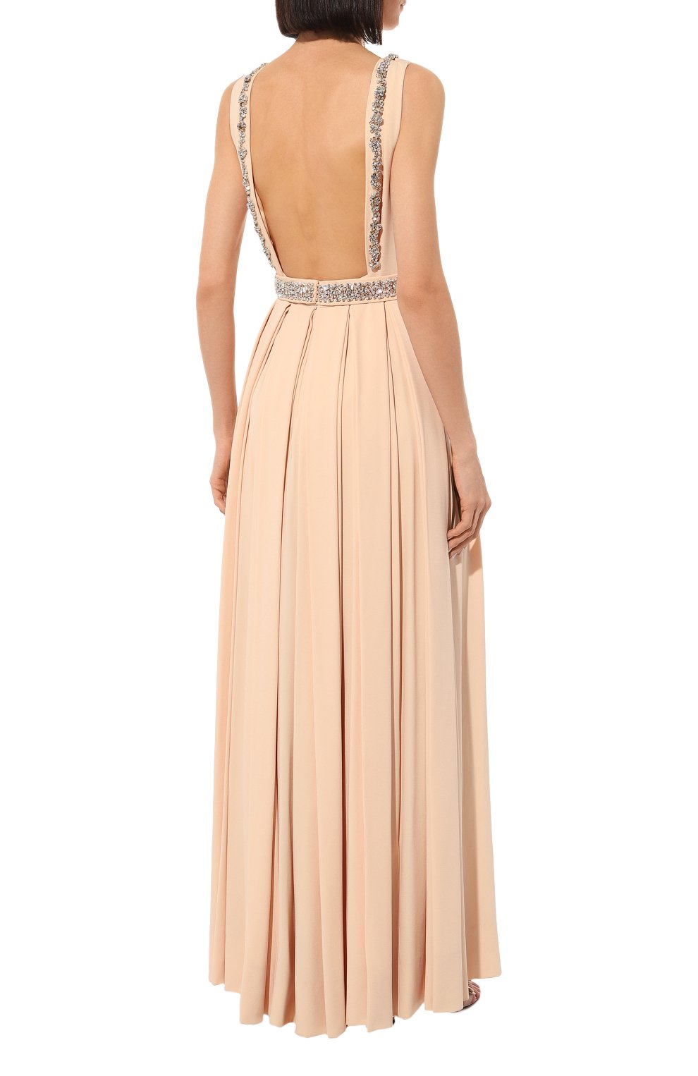 Платье с отделкой стразами PRADA, арт. P36R8R-1R5P-F0Y9S-181, фото 4