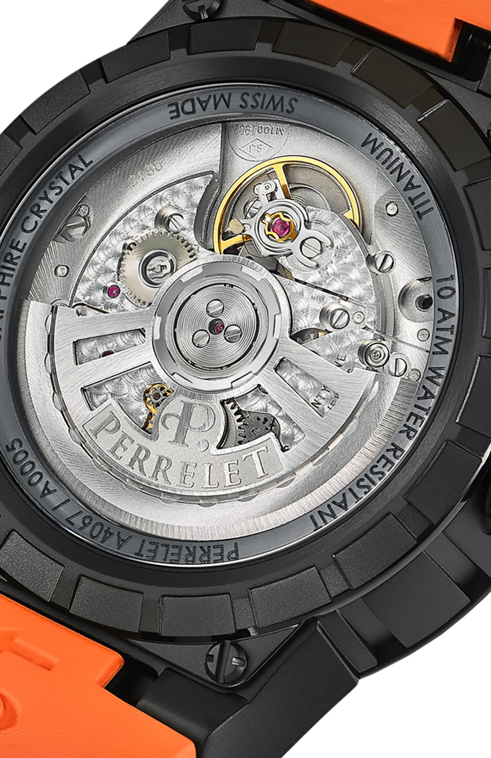 Часы turbine titanium orange PERRELET, арт. A4067/3, фото 5