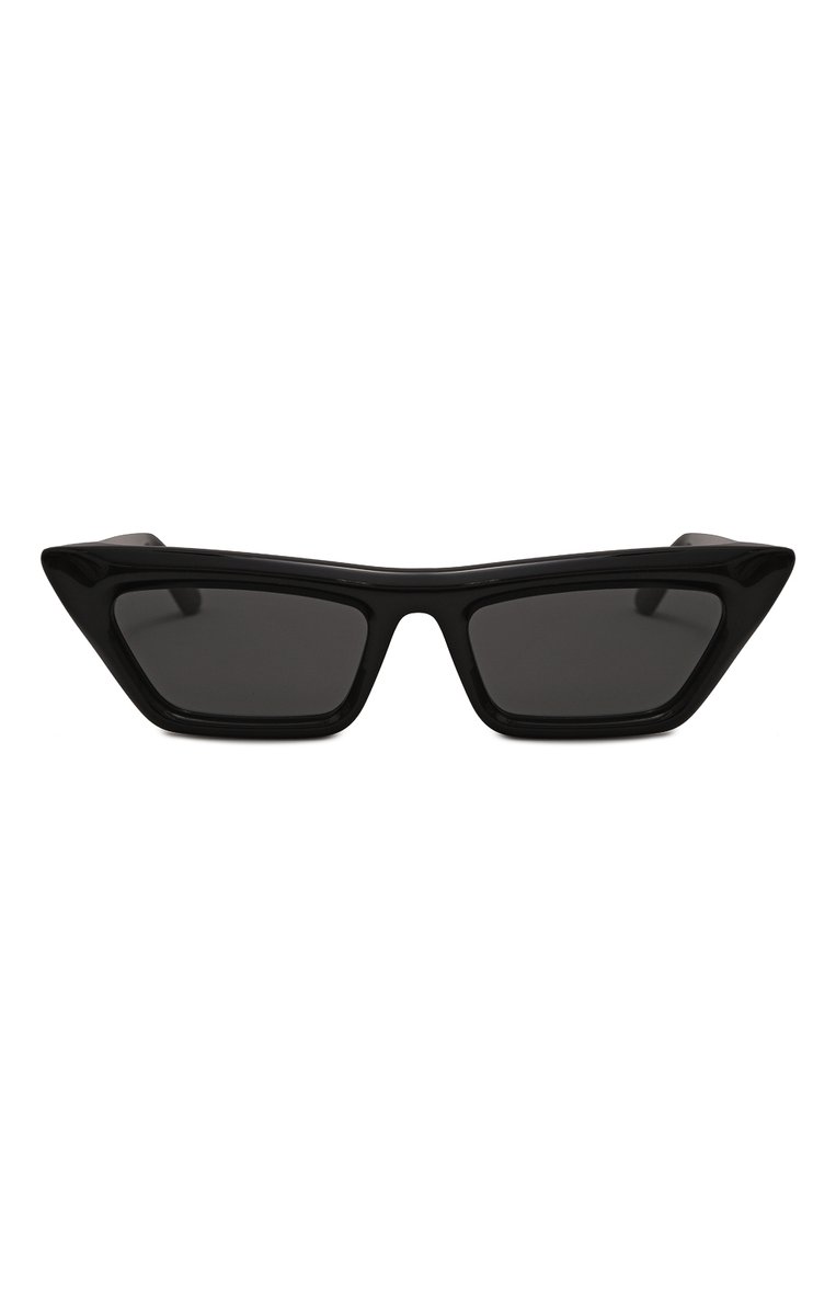 Женские солнцезащитные очки G.O.D. EYEWEAR черного цвета, арт. TWENTY TW0 BLACK W/GREY LENS | Фото 3 (Тип очков: С/з; Нос: Не проставлено; Региональные ограничения белый список (Axapta Mercury): Не проставлено; Материал: Пластик; Оптика Гендер: оптика-женское; Очки форма: Прямоугольные, Cat-eye)