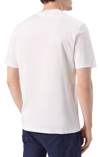 Хлопковая футболка BRUNELLO CUCINELLI, арт. M0B138453, фото 4