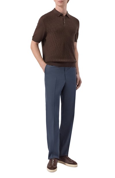 Поло из шелка и хлопка CORNELIANI, арт. 27M554/2725167, фото 2