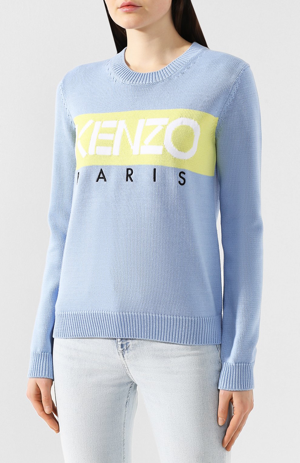 Хлопковый пуловер KENZO, арт. 2T0573808, фото 3