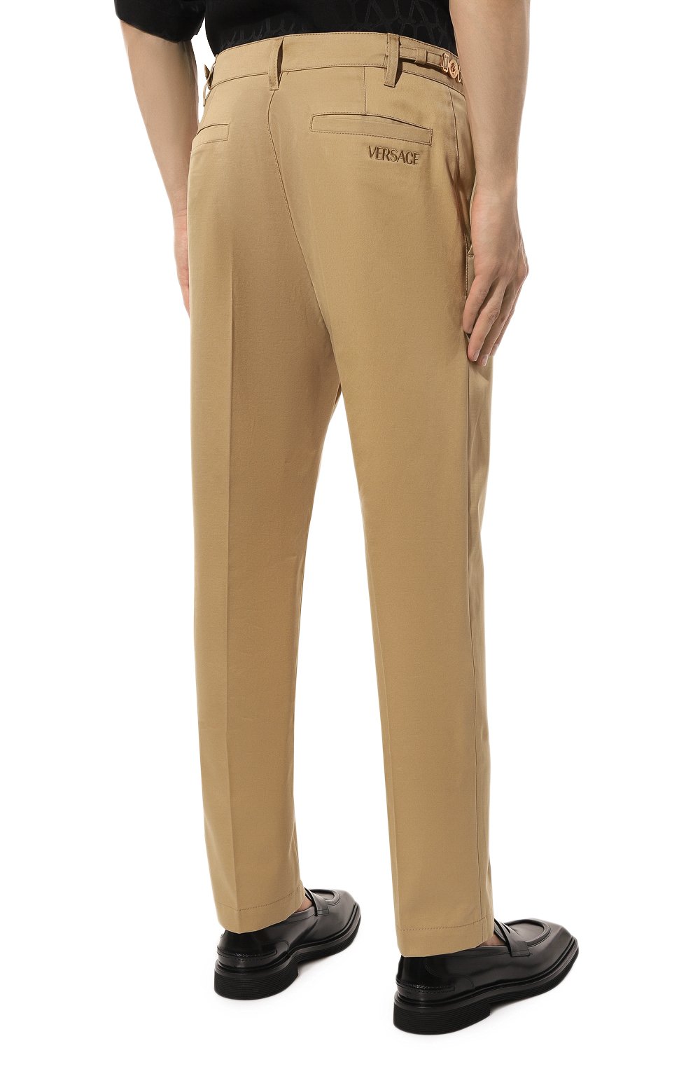 Хлопковые брюки VERSACE, арт. 1010583/1A01718, фото 4