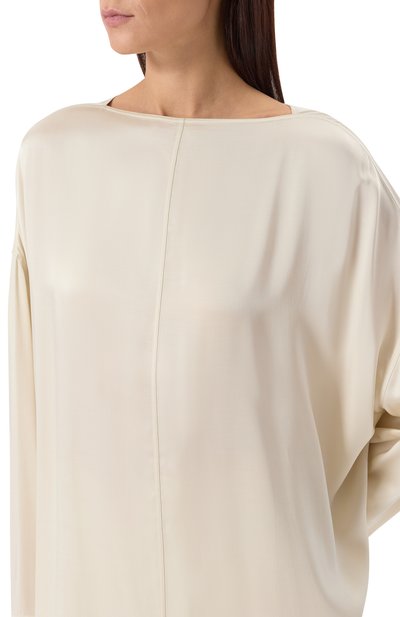 Атласная туника RICK OWENS, арт. R001E7599/SCH, фото 5