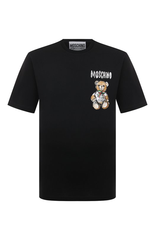 

Хлопковая футболка Moschino, Чёрный
