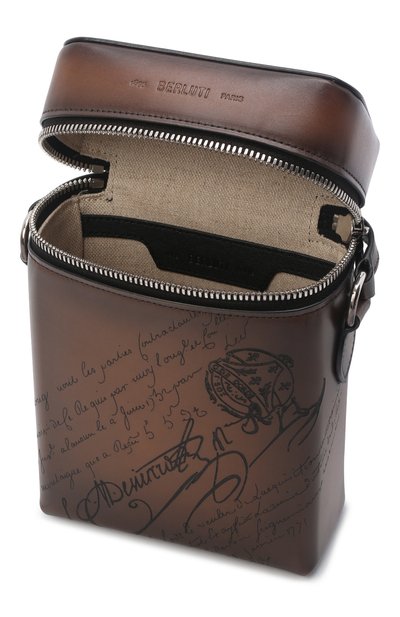 Кожаная сумка-мессенджер BERLUTI, арт. M230794, фото 5